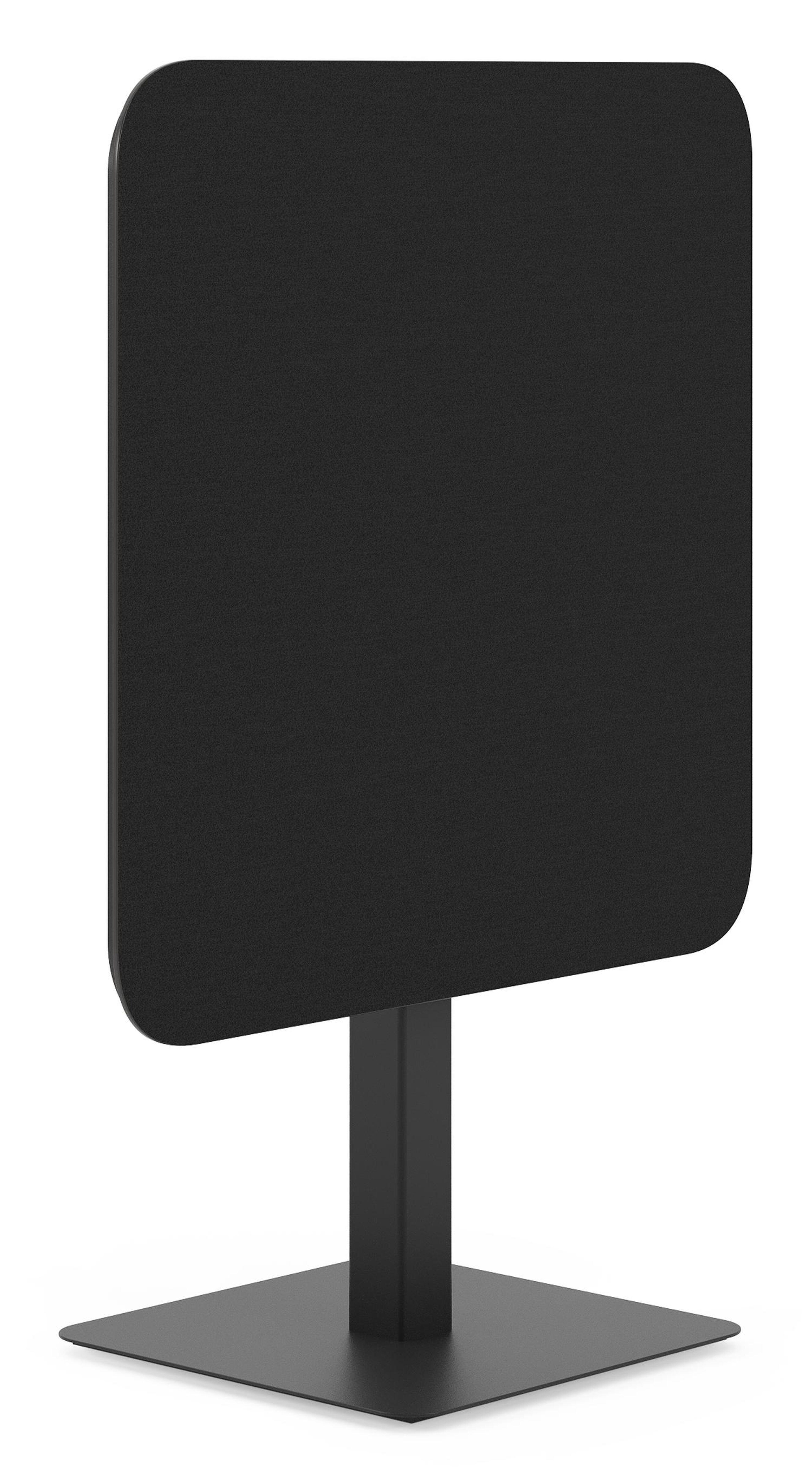 Fano kantelbare tuintafel vierkant afgerond in zwart aluminium en volkeramiek nero black - L 80 x B 80 x H 73 cm
