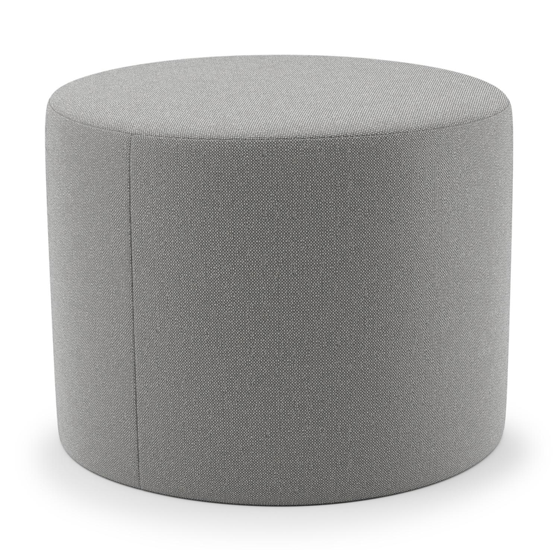 Pouf Masso arrondis en savane zinc All weather sunbrella® luxe - Diam. 55 x Haut. 40 cm