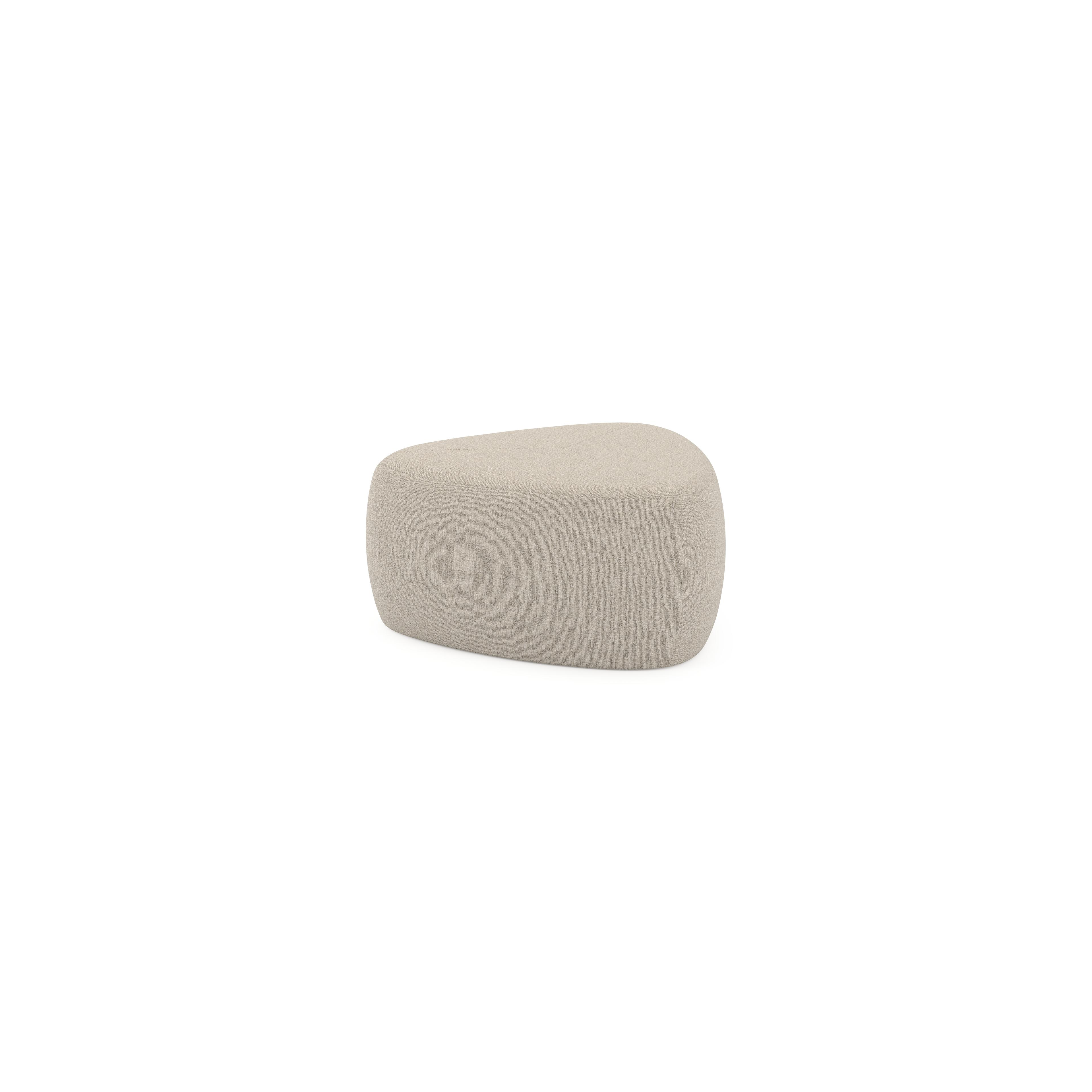 Masso poef in catania sand all weather cosytica - B 60 x D 60 x H 35 cm