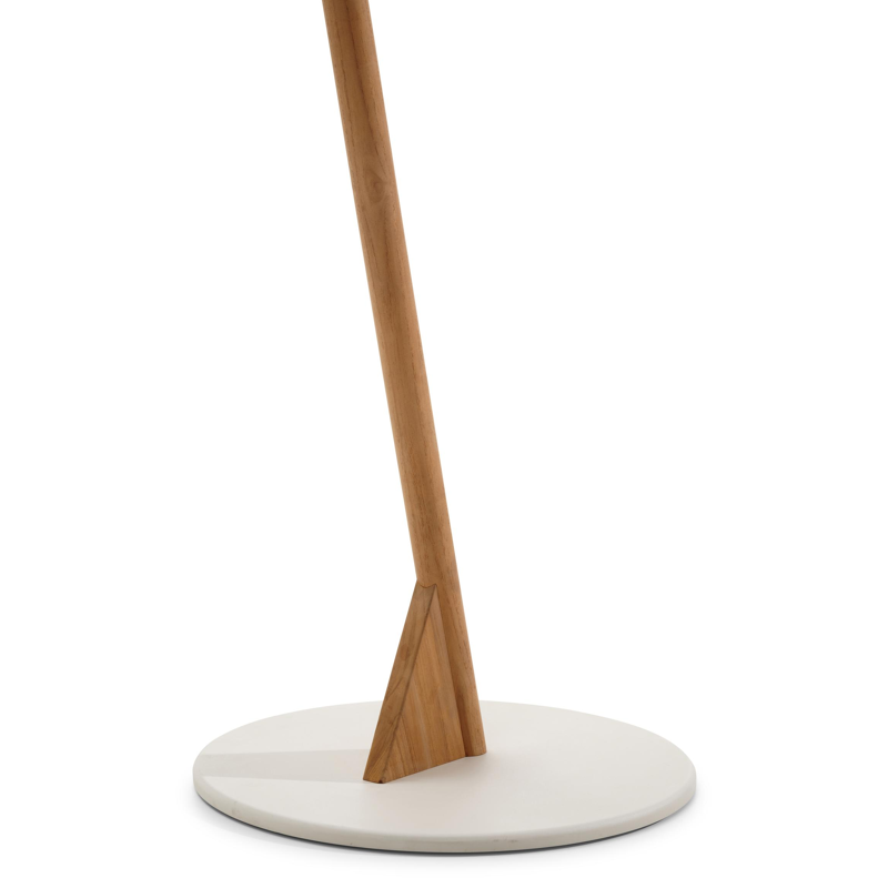 Lampe d'extérieur Tiko en teck