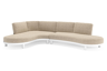 Chaise longue rechts + 2-zit organisch