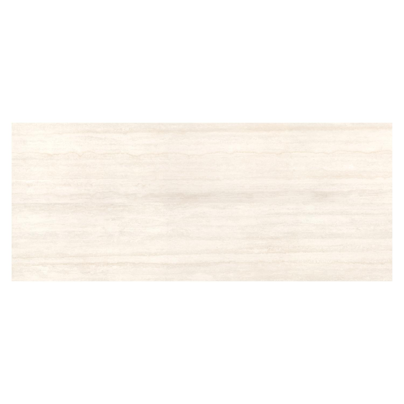 Table de jardin Nano rectangulaire en aluminium blanc et céramique pleine Travertino Bianco - Lg. 240 x Lrg. 100 x Haut. 75 cm