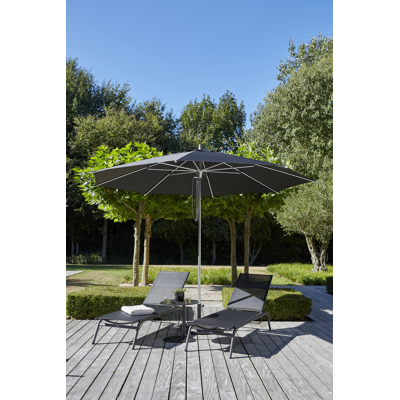 Rondo parasolvoet zwart beton van 25 kg