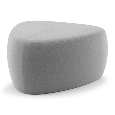 Masso lounge poef in savane grey all weather sunbrella® luxe - B 60 x D 60 x H 35 cm