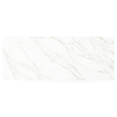 Malito tuintafel in wit aluminium en volkeramiek calacatta - L 280 x B 110 x H 75 cm