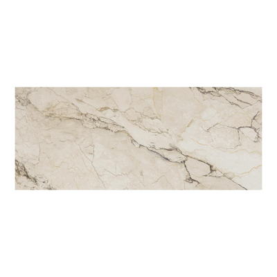 Atessa tuintafel rechthoekig in wit aluminium en volkeramiek colorado dunes - L 240 x B 100 x H 75 cm