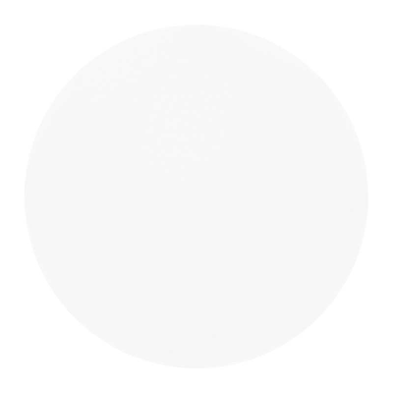 Bomero loungetafel rond in beige aluminium en volkeramiek Arctic White - Dia. 84 x H 32.2 cm