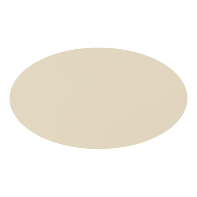 Fano tuintafel ovaal in beige aluminium - L 140 x B 80 x H 75 cm