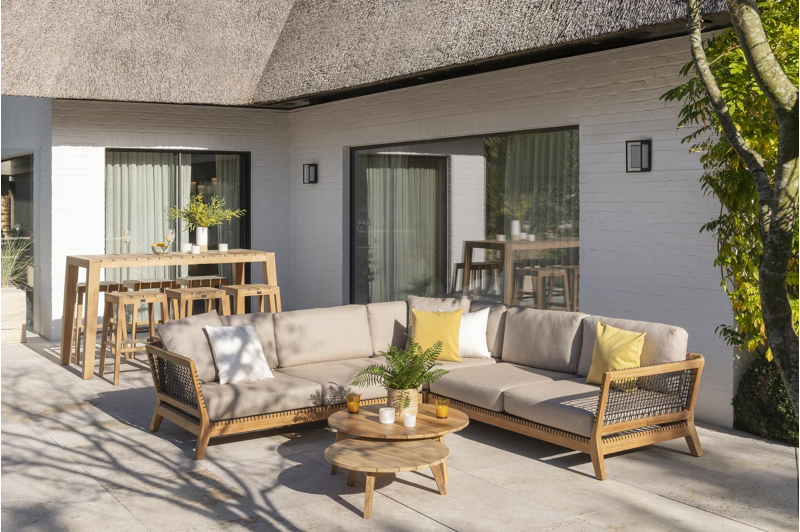 Cosito loungetafel in teak - Dia. 65 x H 25 cm