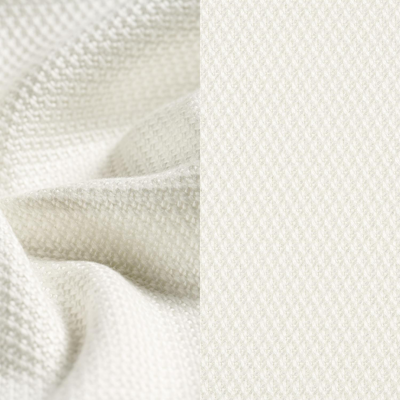 Donato loungebank in wit aluminium met all weather sunbrella® luxe Lopi Snow kussen