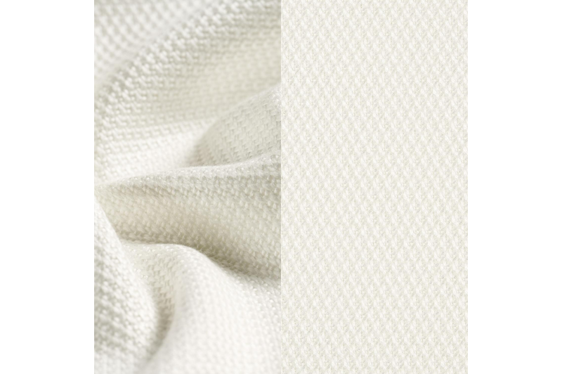 Donato loungebank in wit aluminium met all weather sunbrella® luxe Lopi Snow kussen