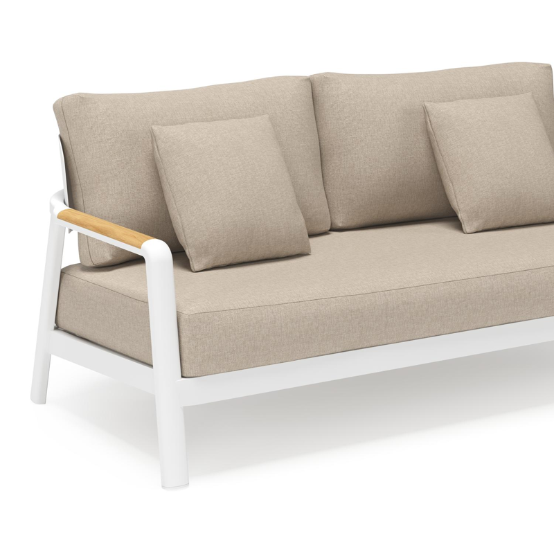 Salamanca loungeset in wit aluminium en met desert weather+ softtouch kussens