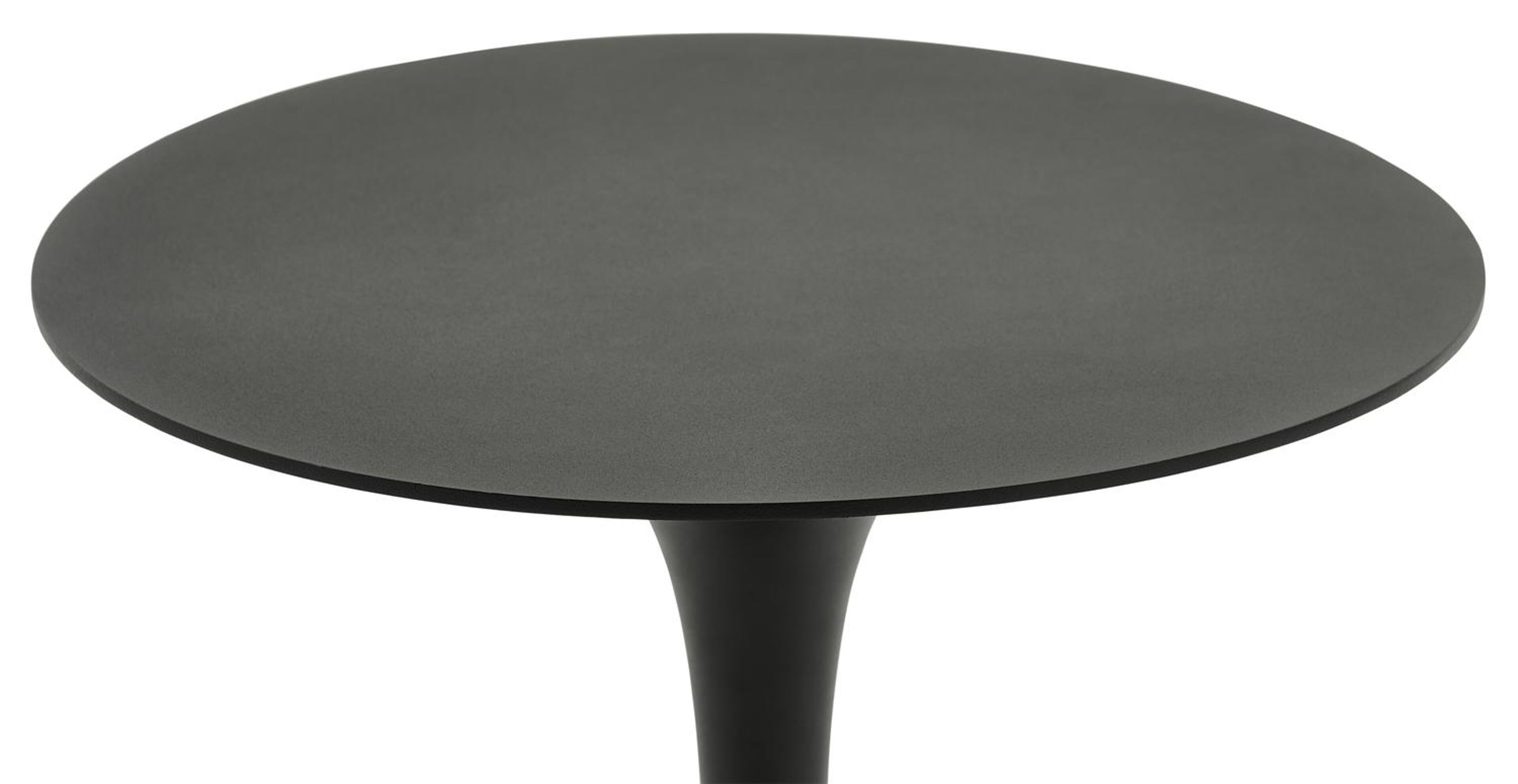 Set van 2 verstelbare Verato ligbedden in zwart aluminium met zwart aluminium bijzettafel
