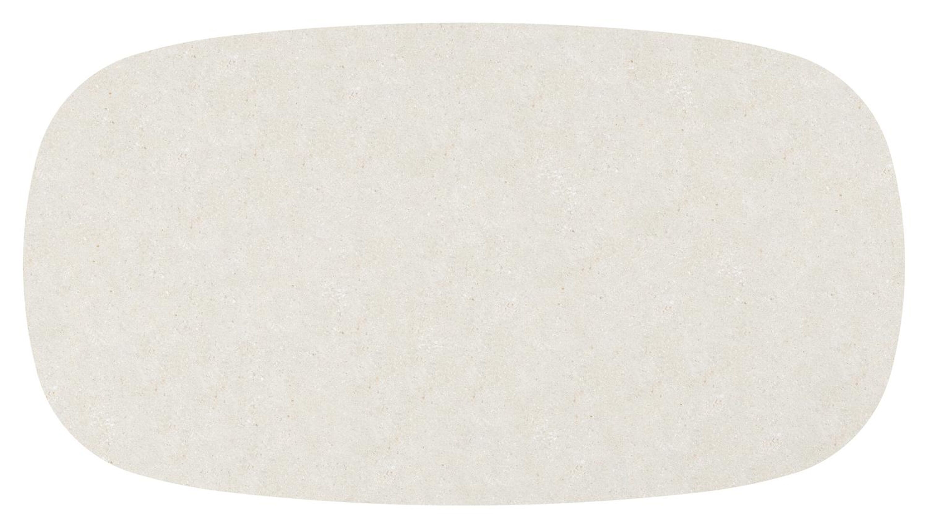 Amico tuintafel bombo xl in wit aluminium en volkeramiek Shilin - L 270 x B 148 x H 73.5 cm