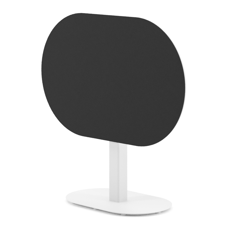 Teramo kantelbare tuintafel bombo in wit aluminium en volkeramiek Nero Black - L 110 x B 70 x H 74 cm