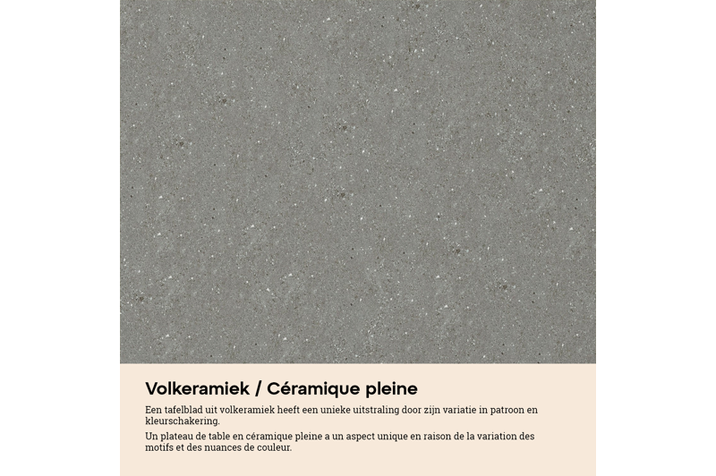 Pamplona tuintafel bootvorm in zwart aluminium en sintered stone grijs - L 270 x B 115 x H 72.5 cm