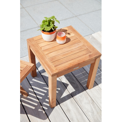 Brest bijzettafel in teak - L 45 x B 45 x H 45 cm