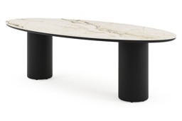 Ovale - Lg. 260 x Lrg. 125 x Haut. 73.5 cm