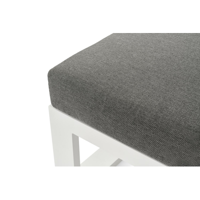 Livo loungeset in wit aluminium met grijs weather+ softtouch kussens