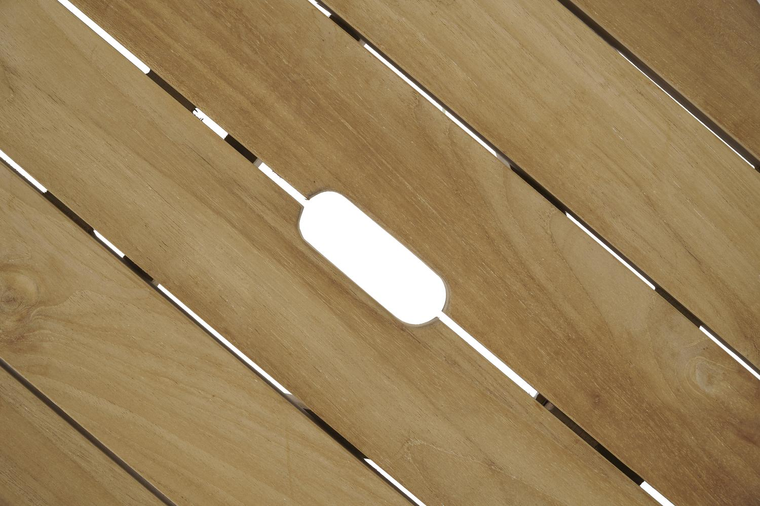 Table d'appoint Cosito en teck - Dia. 45 x H 35 cm