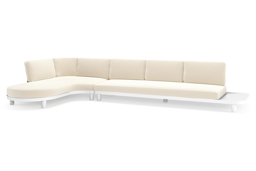 Chaise longue rechts + 3-zit