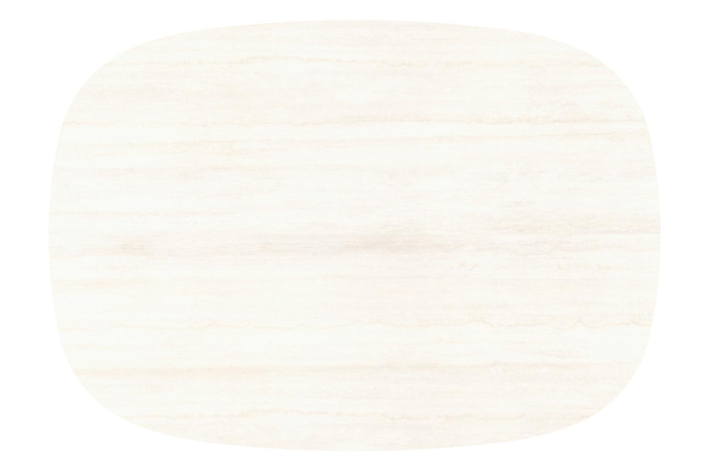 Table de jardin Amico bombo xl en aluminium beige et céramique pleine Travertino Bianco - Lg. 210 x Lrg. 148 x Haut. 73.5 cm