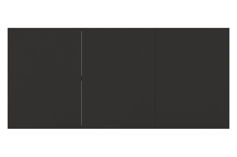 Bahia tuintafel rechthoekig in zwart aluminium en sintered stone zwart - L 200 x B 92 x H 75 cm