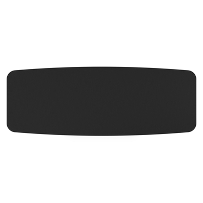 Table de jardin Donato en aluminium noir et céramique pleine nero black - Lg 315 x Larg. 115 x H 74 cm