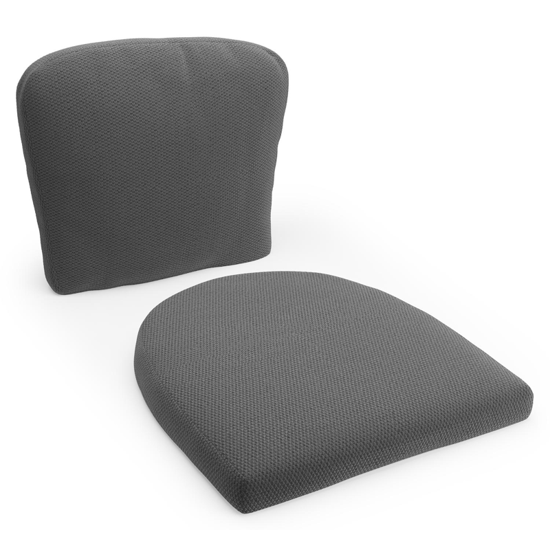 Coussin de chaise luxe (siège et dos) (luxe) Orso en all weather sunbrella® luxe lopi shadow