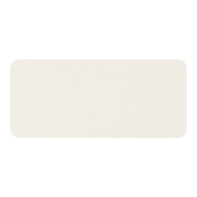 Orso tuintafel rechthoekig afgerond in wit aluminium en volkeramiek beige - L 180 x B 80 x H 75 cm