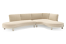 Chaise longue links + 2-zit organisch