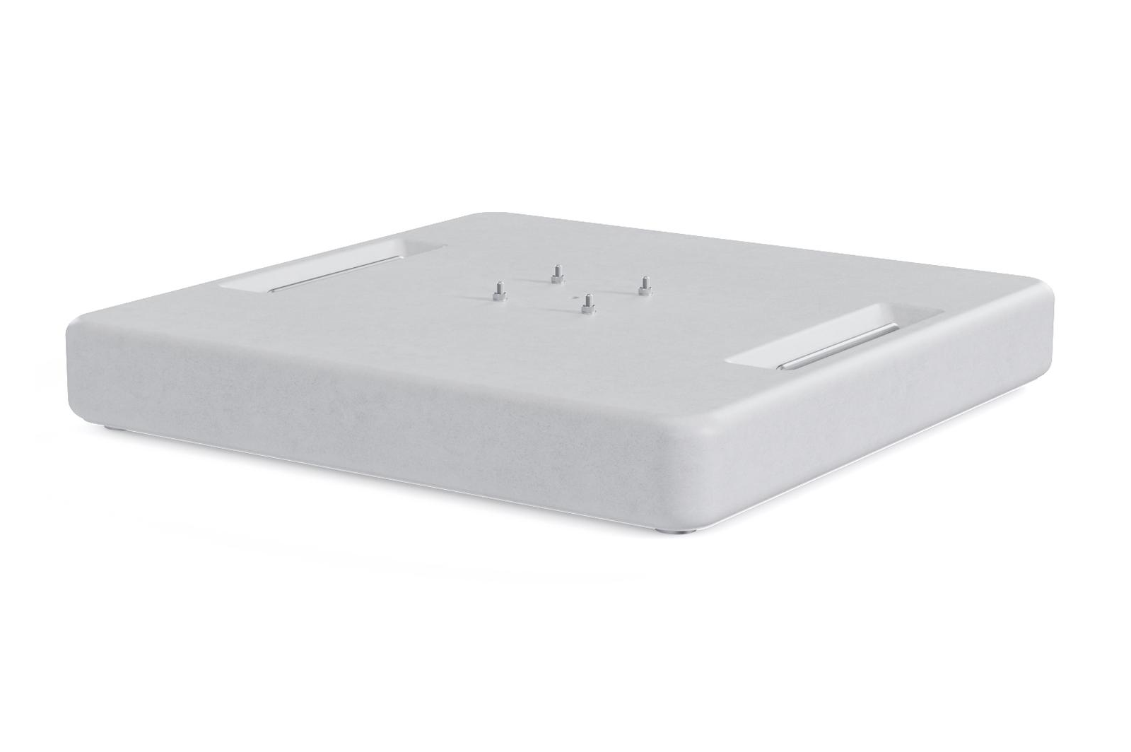 Pied de parasol Lapido XL en béton blanc de 160 kg