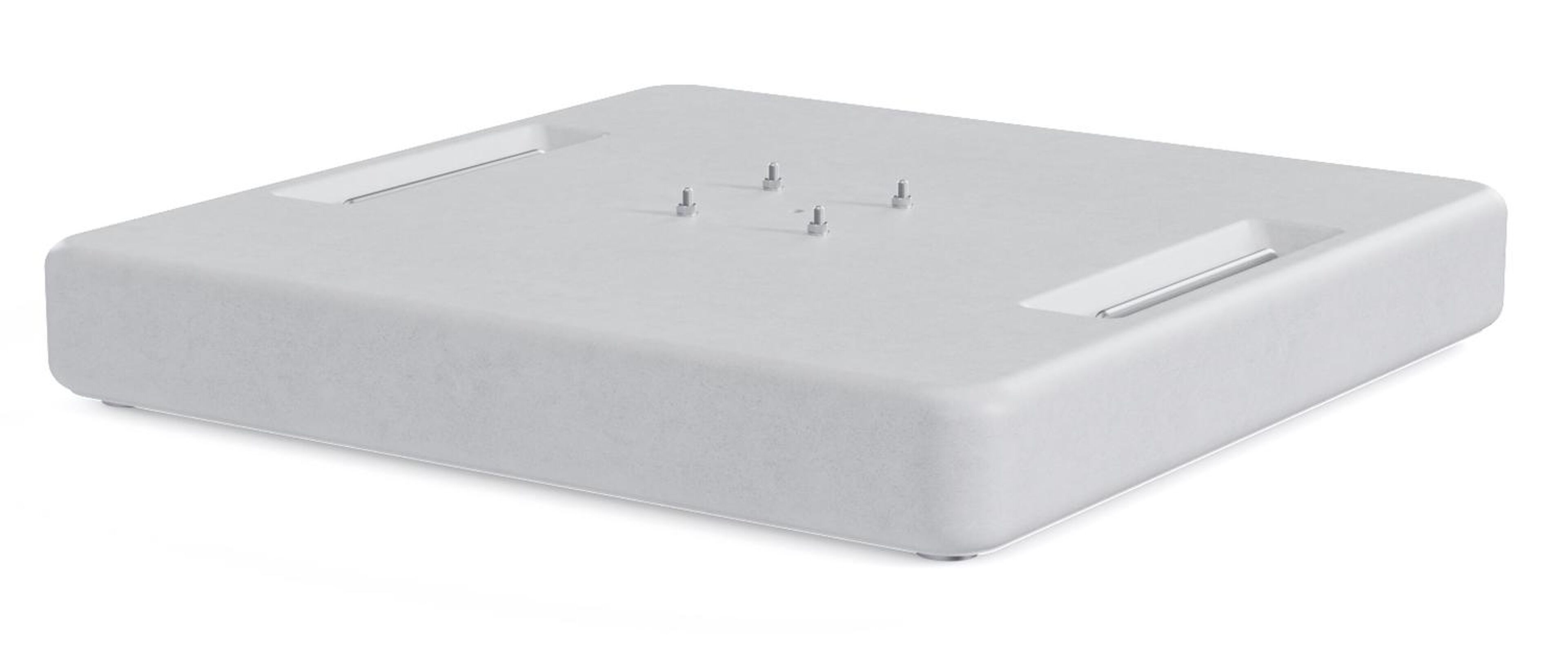 Lapido XL parasolvoet wit beton van 160 kg