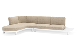 Chaise longue droite + 2 places