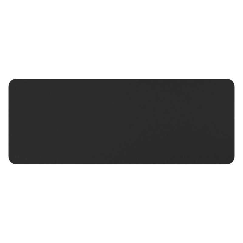 Table de jardin Orso rectangulaire arrondi en aluminium blanc et céramique pleine Nero Black - Lg. 290 x Lrg. 110 x Haut. 73.5 cm