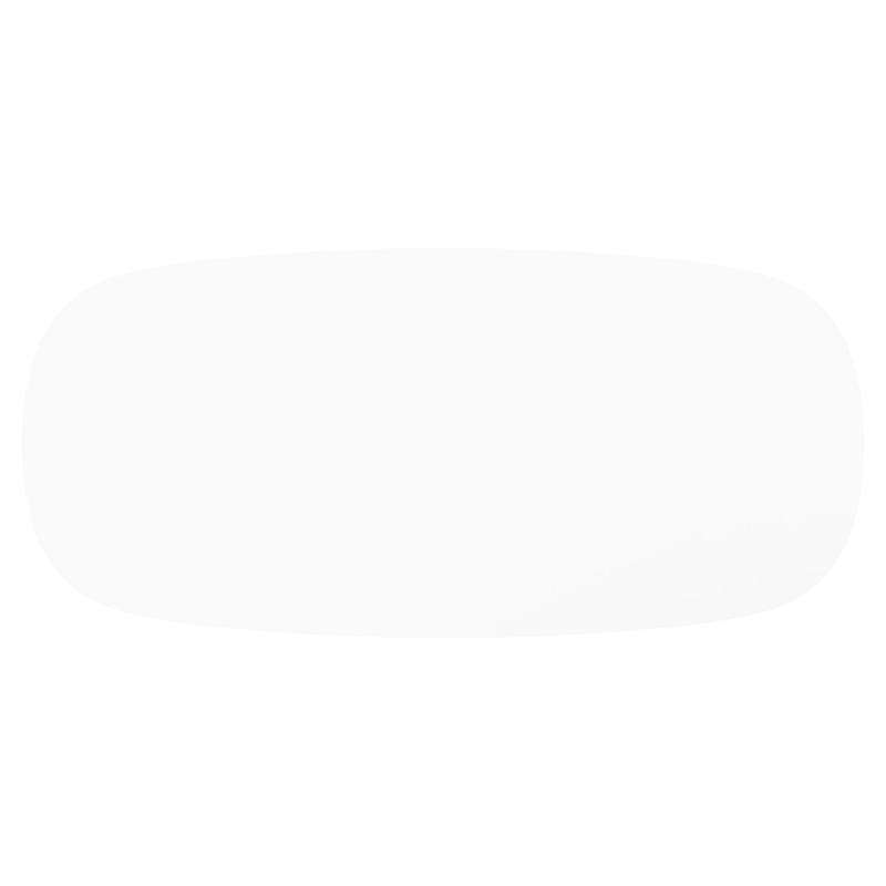 Amico tuintafel bombo in zwart aluminium en volkeramiek Arctic White - L 270 x B 125 x H 73.5 cm