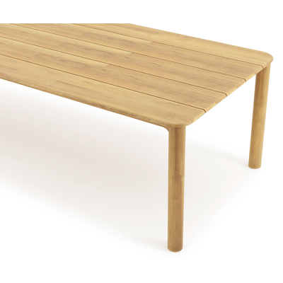 Orso tuintafel rechthoekig afgerond in teak - L 290 x B 110 x H 75 cm