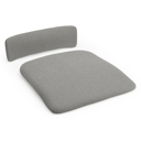 Coussin de chaise (siège et dos) Donato en all weather sunbrella® luxe savane zinc