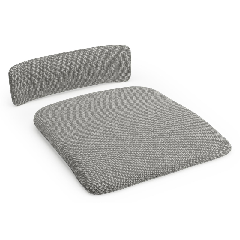 Coussin de chaise (siège et dos) Donato en all weather sunbrella® luxe savane zinc