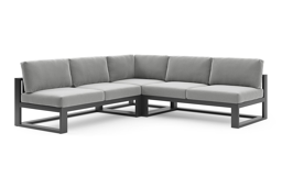 2-zit + corner + 2-zit met open einde