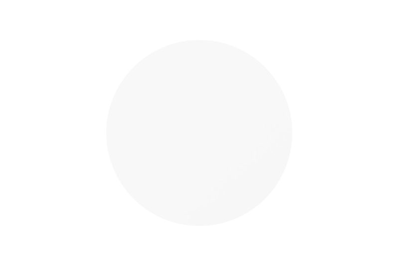 Fano tuintafel rond in wit aluminium - Dia. 85 x H 75 cm