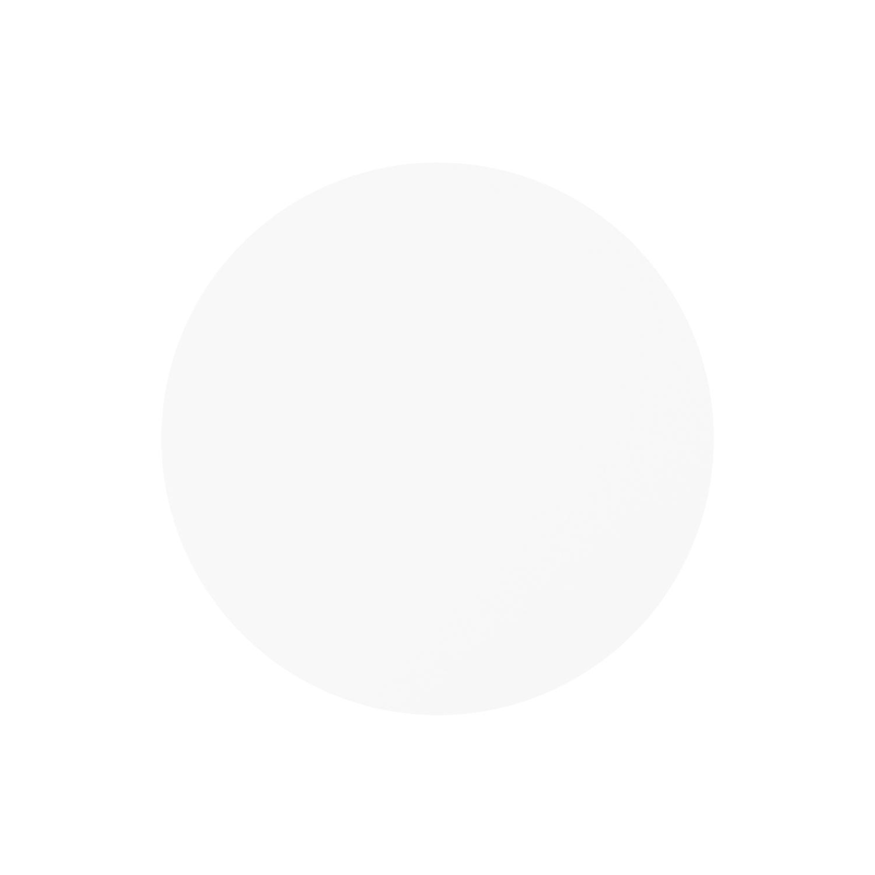 Fano tuintafel rond in wit aluminium - Dia. 85 x H 75 cm