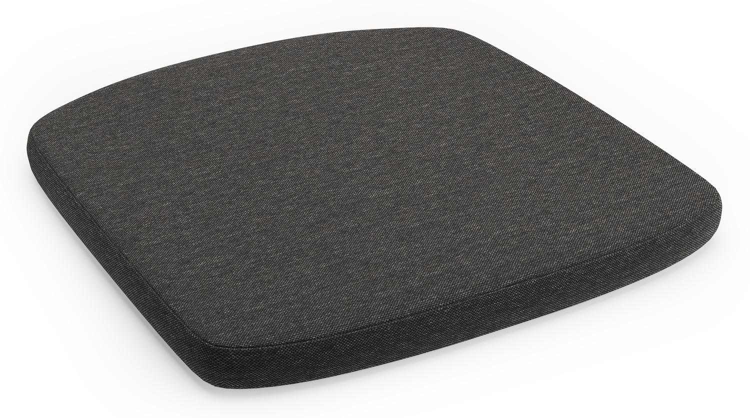 Coussin de chaise Berga en weather+ softtouch noir