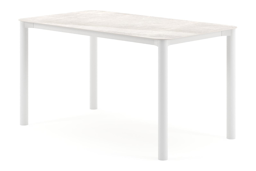 Rechthoekig afgerond - L 140 x B 80 x H 75 cm