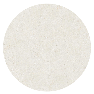 Fano tuintafel rond in beige aluminium en volkeramiek Shilin Dia. 85 x H 75 cm x H 75 cm