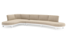 Chaise longue rechts + 3-zit organisch