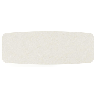 Lacirma tuintafel bootvorm in beige aluminium en volkeramiek Shilin L 315 x B 115 x H 73 cm