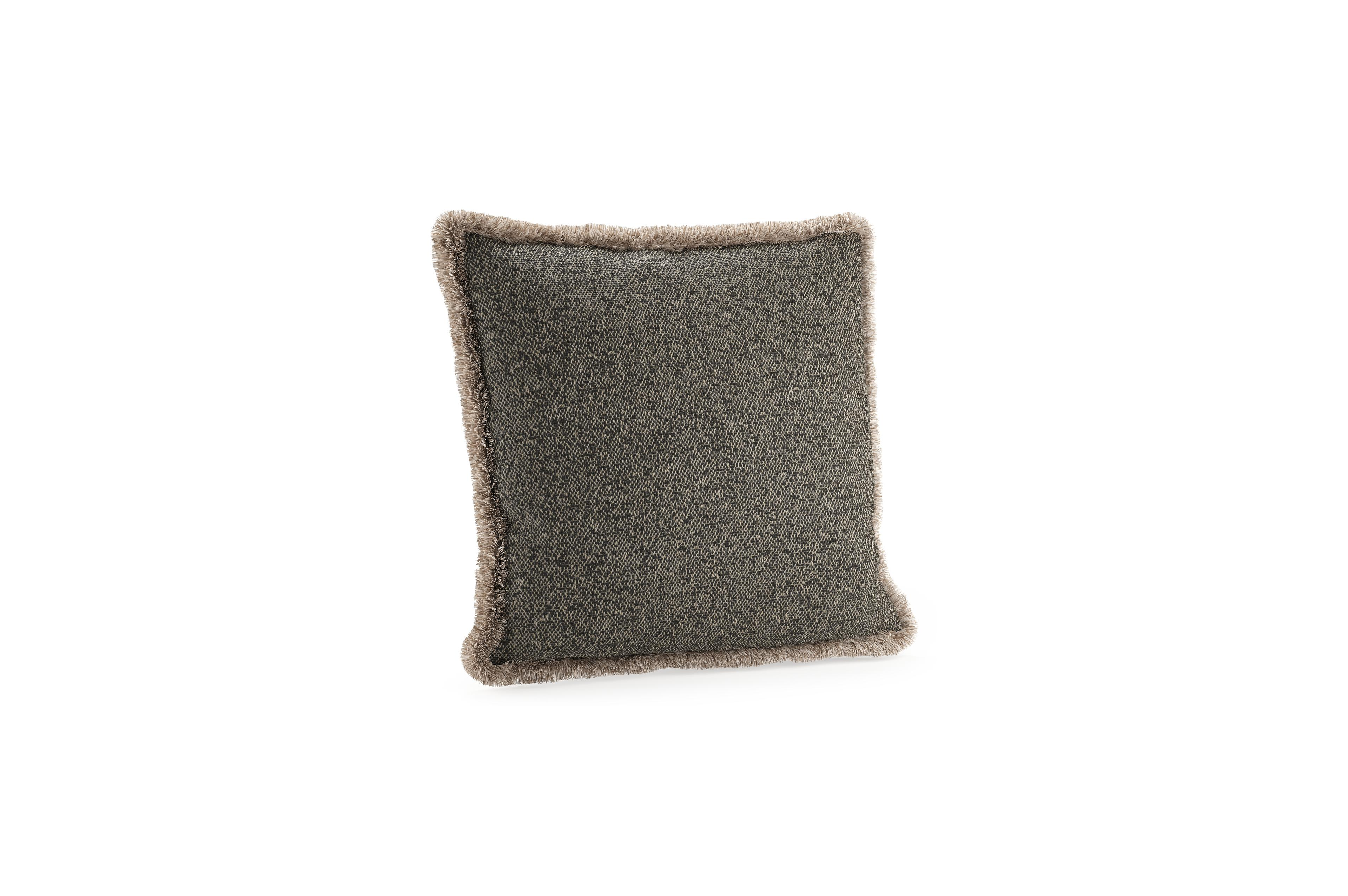 Sierkussen met franjes 55 x 55 cm in all weather cosytica marbella tunder