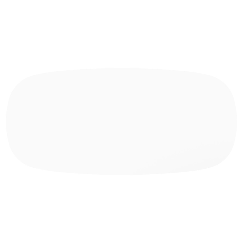 Amico tuintafel bombo in zwart aluminium en volkeramiek Arctic White - L 270 x B 125 x H 73.5 cm