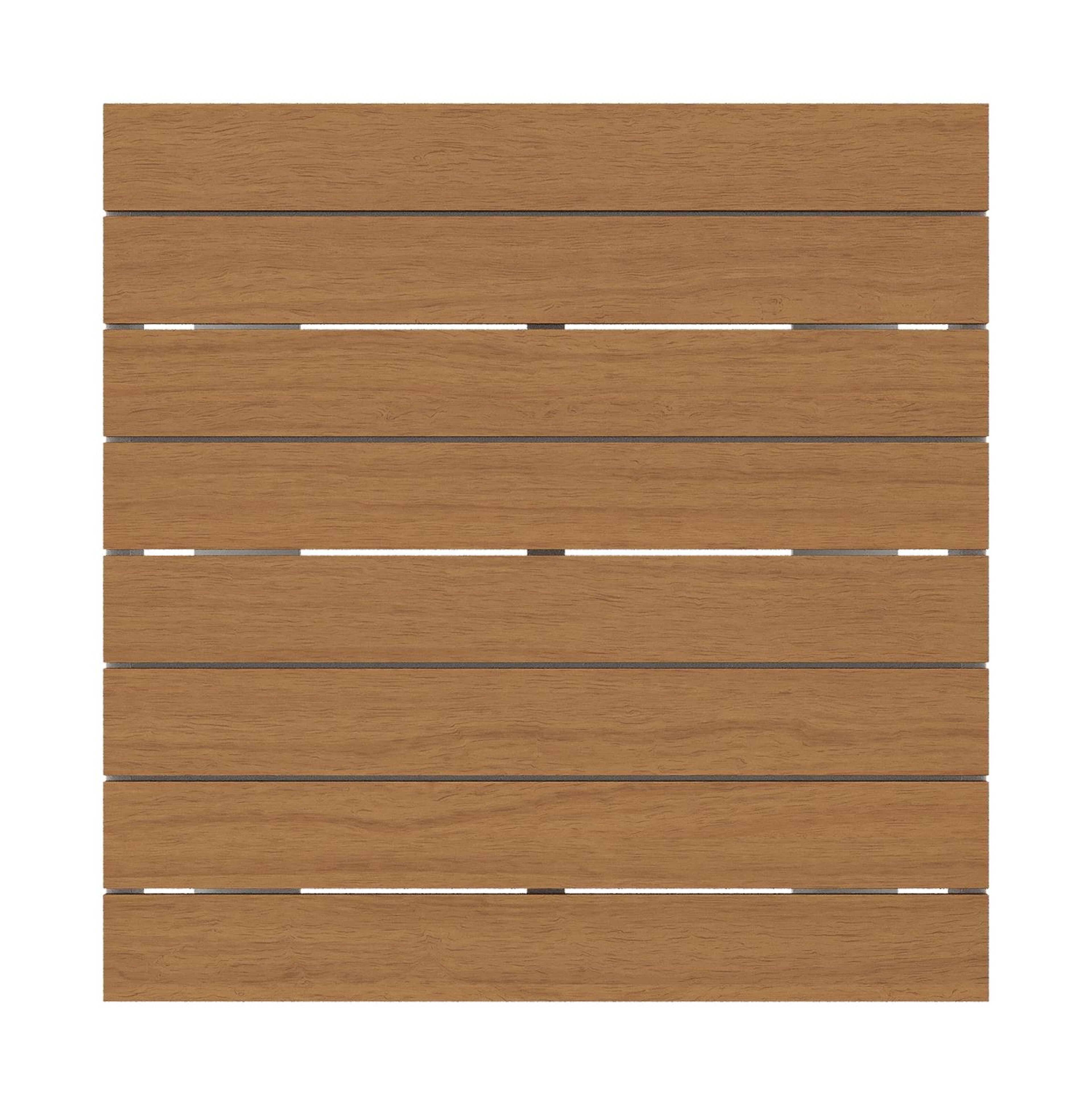 Alora loungetafel in wit aluminium en polywood - L 77 x B 77 x H 36 cm